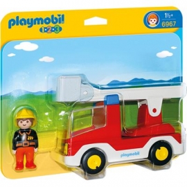 PLAYMOBIL® 6967 - 1 2 3 PLAYMOBIL®® - Feuerwehrleiterfahrzeug