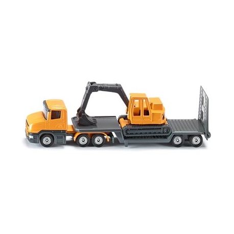SIKU Super - Tieflader mit Bagger