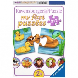 Ravensburger Puzzle - my first Puzzle - Liebenswerte Tiere, 9x2 Teile