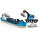BRIO Bahn - Containerschiff mit Kranwagen