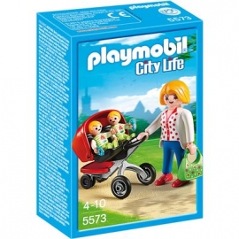 PLAYMOBIL® - City Life - In der KiTa: Zwillingskinderwagen