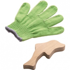 HABA - Terra Kids - Schnitzen & Feilen - Schnitzhandschuh-Set