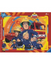 Ravensburger Puzzle - Rahmenpuzzle - Sam, der Feuerwehrmann, 33 Teile