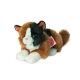 Teddy-Hermann - Glückskatze liegend, 20 cm