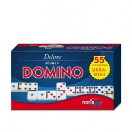 Noris Spiele - Deluxe Domino Double 9 in Magnetschachtel