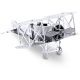 Metalearth - Flugzeuge - Fokker D VII Biplane, 2005 1 Bogen