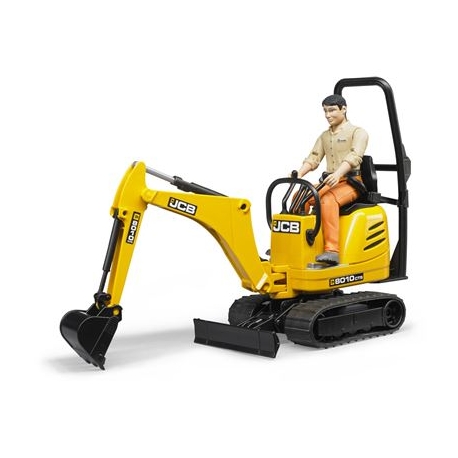 BRUDER bworld - JCB Mikrobagger 8010 CTS und Bauarbeiter