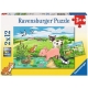 Ravensburger Puzzle - Tierkinder auf dem Land, 2 x 12 Teile