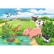 Ravensburger Puzzle - Tierkinder auf dem Land, 2 x 12 Teile