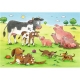 Ravensburger Puzzle - Glückliche Tierfamilien, 2 x 12 Teile