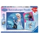 Ravensburger Puzzle - Frozen: Elsa, Anna & Olaf, 3 x 49 Teile