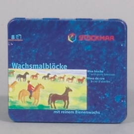 STOCKMAR 8 Wachsmalblöcke im Blechetui