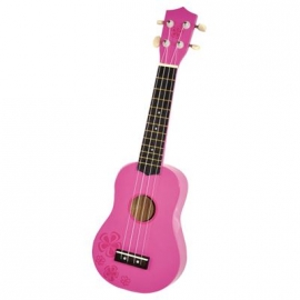 Voggenreiter - Mini-Gitarre (Ukulele), pink