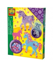 SES Creative - Bügelperlenset Einhorn Glow in the Dark