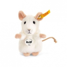 Steiff - Pilla Maus, weiß, 10 cm