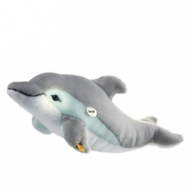 Steiff - Arktis- und Seetiere - Cappy Delphin, grau/weiß, 35 cm