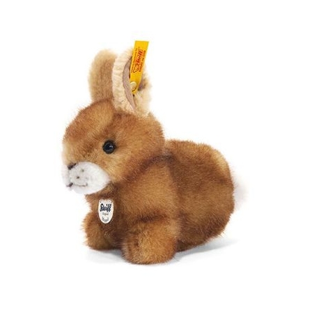Steiff - Hoppel Hase, braun gespitzt, 14 cm