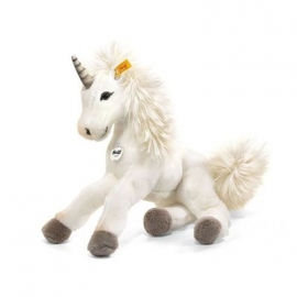 Steiff - Starly Schlenker-Einhorn, 35 cm, weiß