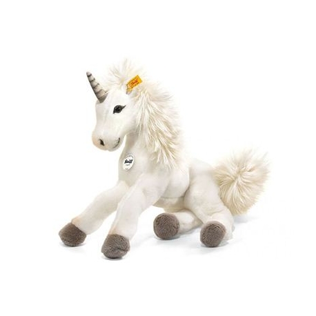 Steiff - Starly Schlenker-Einhorn, 35 cm, weiß