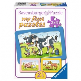 Ravensburger Puzzle - my first Puzzle - Gute Tierfreunde, 6 Teile