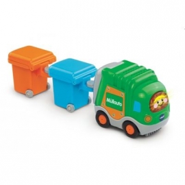 VTech - Tut Tut Baby Flitzer - Müllauto und 2 Mülltonnen