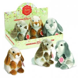Teddy-Hermann - Hase hockend, 3-farbig sortiert, 19 cm