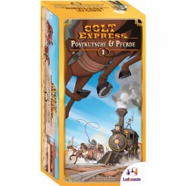 Ludonaute - Colt Express - Postkutsche und Pferde