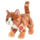 Teddy-Hermann - Katze stehend rot getigert 20 cm