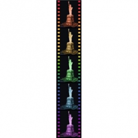 Ravensburger Puzzle - 3D-Puzzle - Freiheitsstatue bei Nacht, 108 Teile