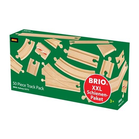 BRIO Bahn - Großes Schienensortiment 50 Teile