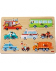 HABA - Greifpuzzle Fahrzeug-Welt, 8 Teile