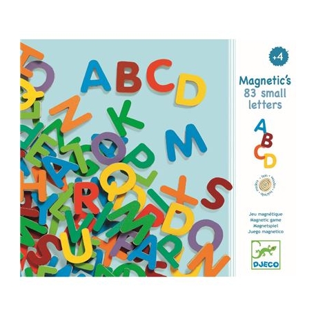 Djeco - Magnetspiel: 83 small letters