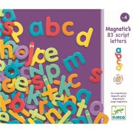 Djeco - Magnetspiel: 83 script letters