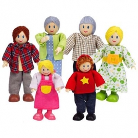 Hape - Puppenfamilie - Helle Hautfarbe