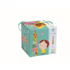 Djeco - Stapelturm: 10 forest blocks
