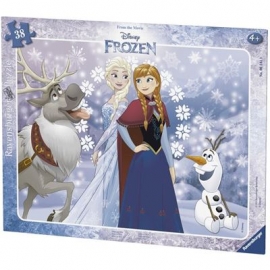 Ravensburger Puzzle - Rahmenpuzzle - Anna und Elsa, 40 Teile