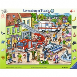 Ravensburger Puzzle - Rahmenpuzzle - 110, 112 - Eilt herbei, 24 Teile