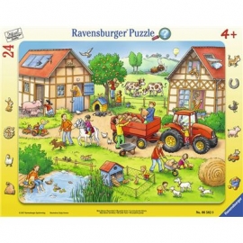 Ravensburger Puzzle - Rahmenpuzzle - Mein kleiner Bauernhof, 24 Teile