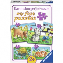 Ravensburger Puzzle - my first Puzzle - Niedliche Haustiere, 8 Teile