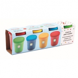 Djeco - 3-6 Design by - 4 tubs of play dough