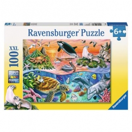 Ravensburger Puzzle - Bunter Ozean, 100 XXL-Teile