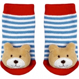 Die Spiegelburg - Rasselsöckchen Bärchen BabyGlück, one size (2-12 Monate)