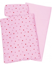Puppenbettzeug rosa 41x31x5cm