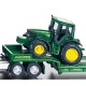 SIKU Farmer - Tieflader mit John Deere Traktoren