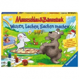 Ravensburger Spiel - Mauseschlau und Bärenstark Wissen, Lachen, Sachen machen