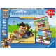 Ravensburger Puzzle - Helden mit Fell, 3x49 Teile