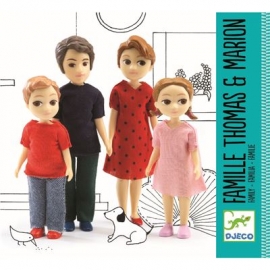 Djeco - Puppenhaus: The family of Thomas & Marion