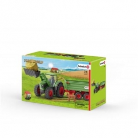 Schleich - World of Nature - Farm Life - Traktor mit Anhänger
