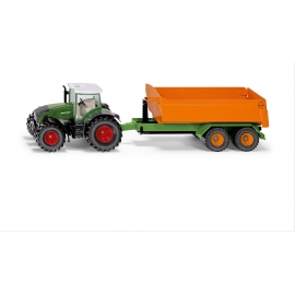 SIKU Fendt mit Hakenliftfahrgestell Muld