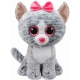 Ty Plüsch - Beanie Boos Glubschis XL - Kiki, Katze grau 42cm